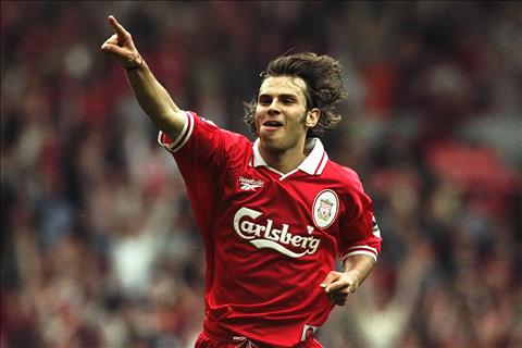 Berger thi đấu thăng hoa trong màu áo của Liverpool.