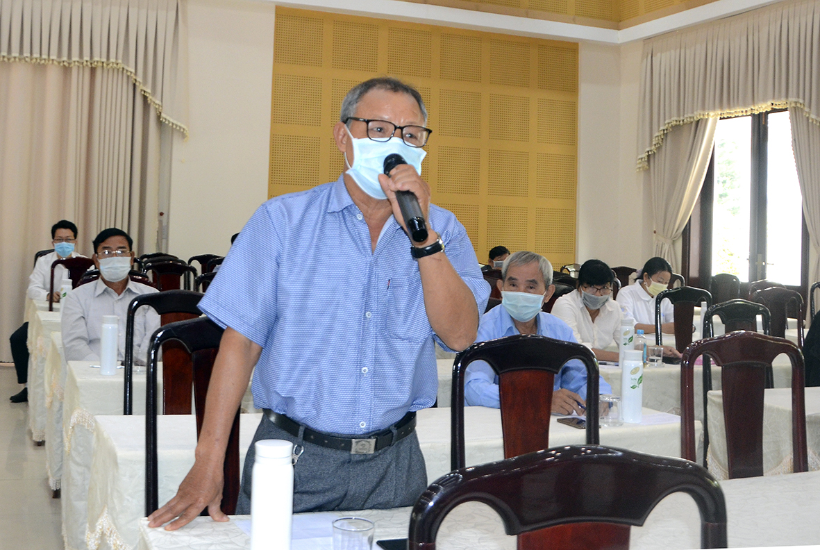 Cử tri Vũ Đình Trà, thôn Tân Châu, xã Bàu Chinh, huyện Châu Đức mong các ứng cử viên ĐBQH nếu trúng cử quan tâm nhiều hơn nữa đến đồng bào dân tộc thiểu số.