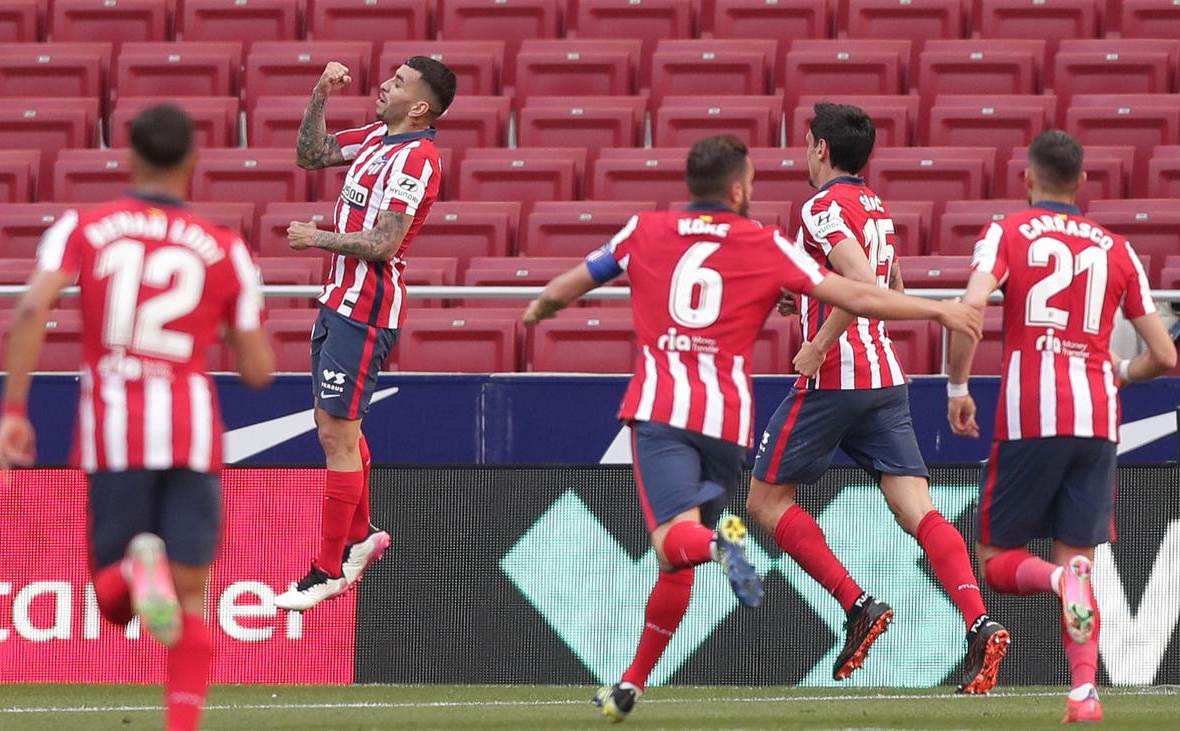 Atletico Madrid cần thắng 3 trận còn lại để đoạt chức vô địch La Liga 2020/21.