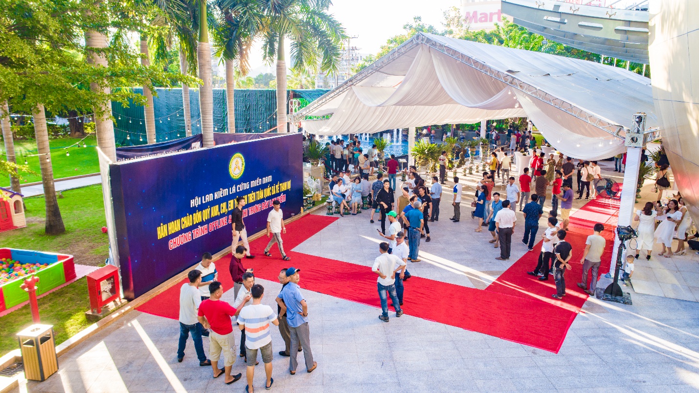 Không gian tổ chức sự kiện ngoài trời.