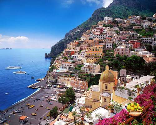 Thành phố ven biển Positano (Italia)