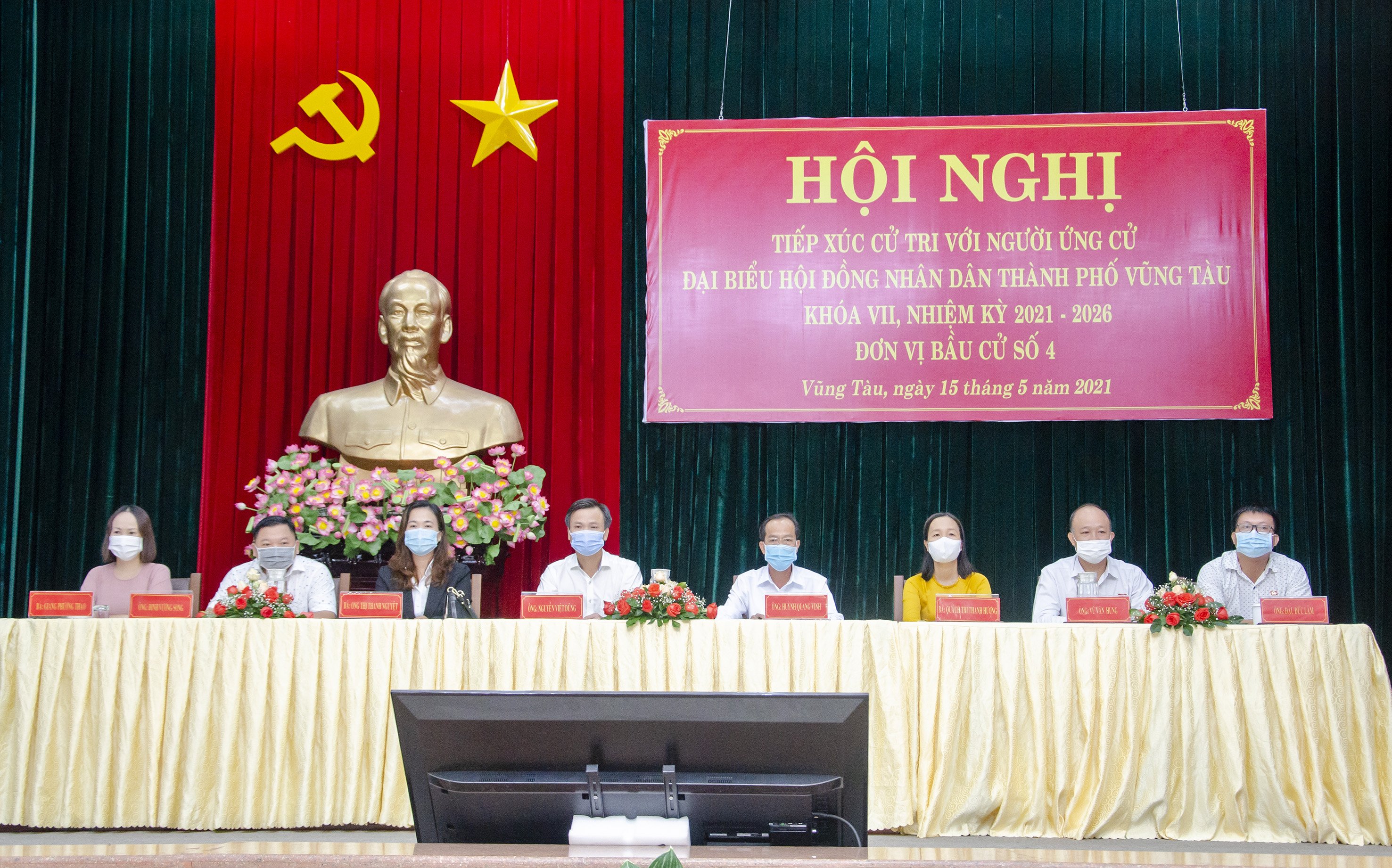 Các ứng cử viên đại biểu HĐND TP. Vũng Tàu nhiệm kỳ 2021-2026 thuộc Đơn vị Bầu cử số 4 TXCT phường 9 và phường Thắng Nhất (TP. Vũng Tàu).