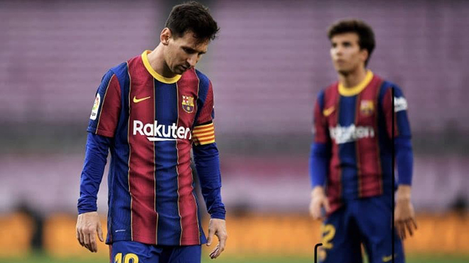 Messi không thể giúp Barcelona tránh khỏi thất bại muối mặt trên sân nhà.