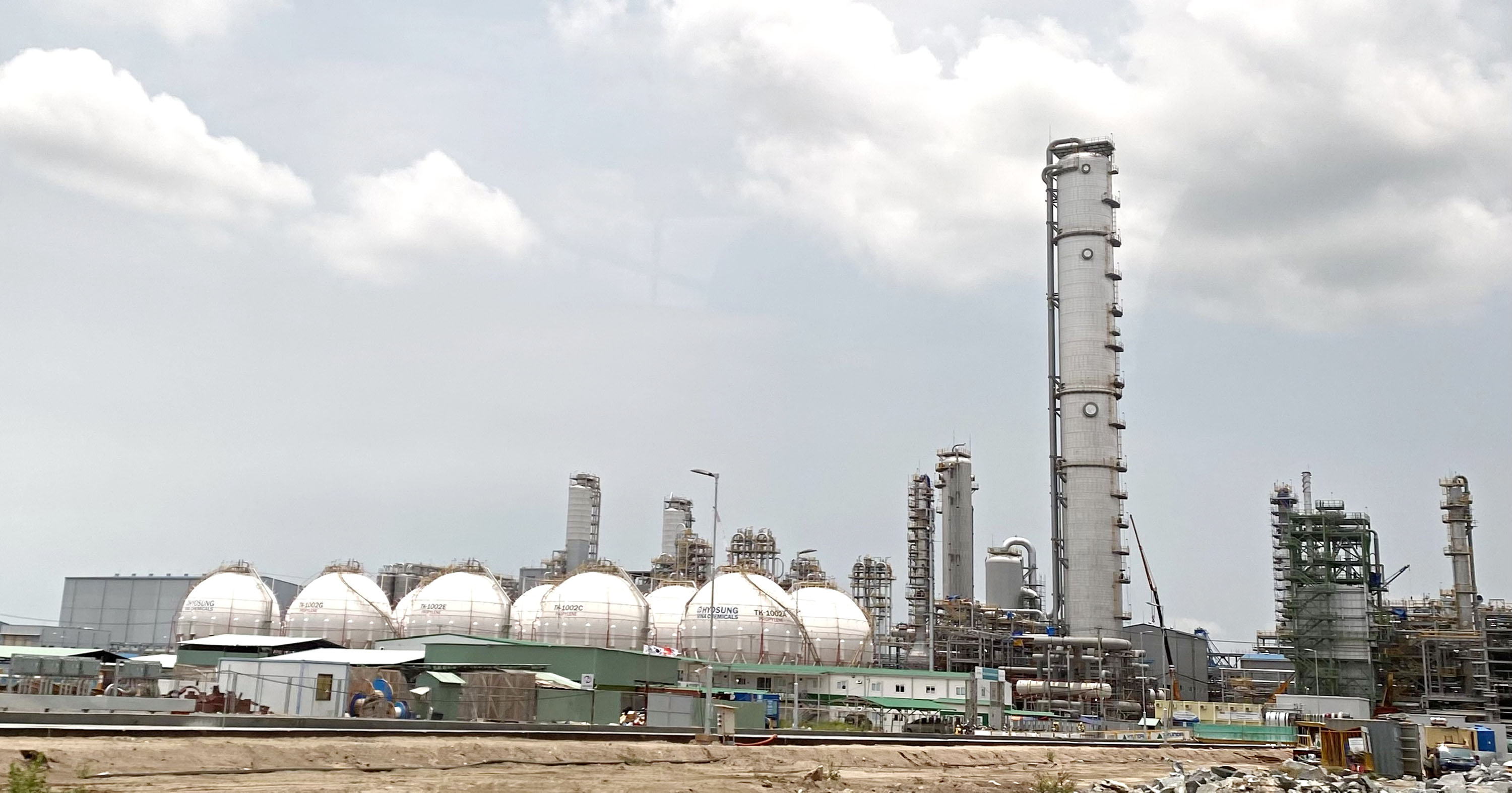 Một góc nhà mày sản xuất hạt nhựa PP của HyosungVina (KCN Cái Mép, TX. Phú Mỹ). Ảnh: MỸ LƯƠNG