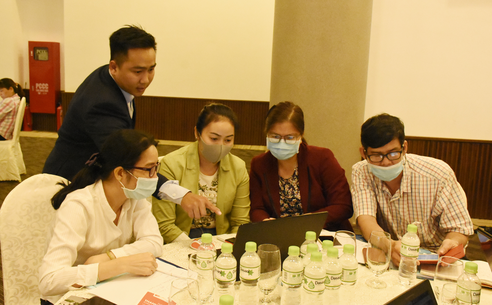 Một lớp tập huấn kỹ năng quảng bá du lịch trên không gian số do Sở Du lịch tổ chức cuối năm 2020.