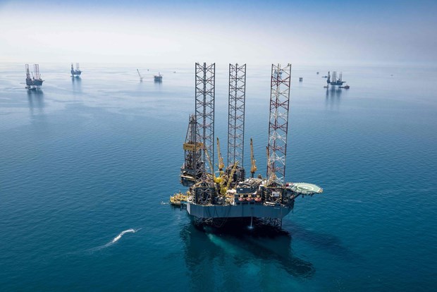 Một mỏ dầu của công ty Aramco (Arab Saudi).