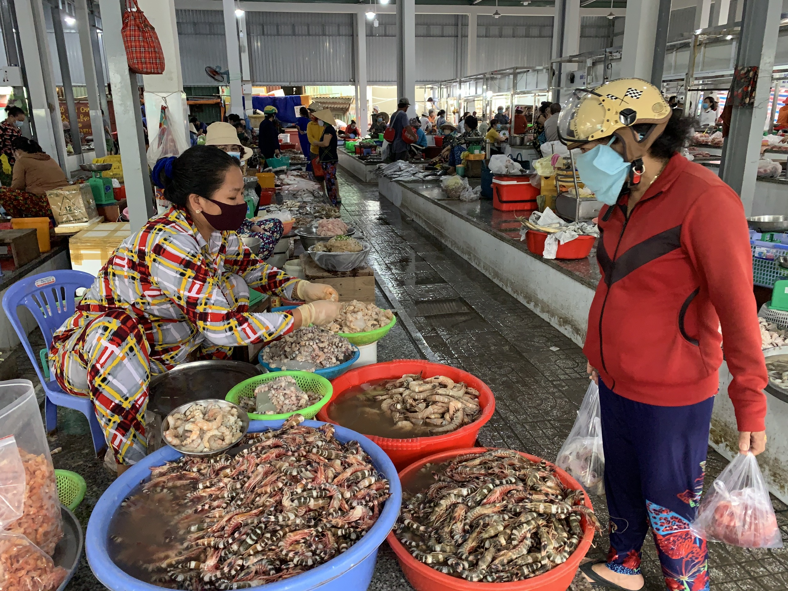 Chợ Bến Đình một trong những khu chợ 