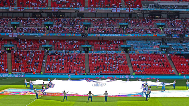 Sân Wembley sẽ là nơi tổ chức trận chung kết EURO 2021.