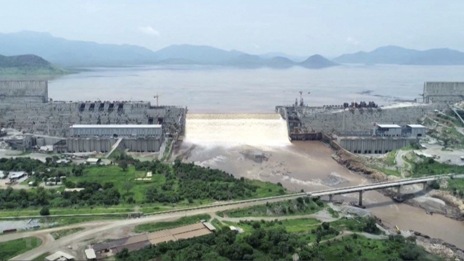 Đập thủy điện Đại phục hưng ở Guba, Ethiopia.