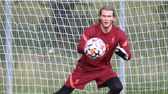 Loris Karius đã trở lại Liverpool sau thời gian cho mượn và đang tập cùng với đội.
