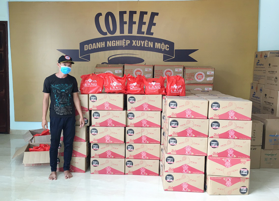 Tập đoàn Novaland luôn chung tay, góp sức đẩy lùi dịch bệnh.