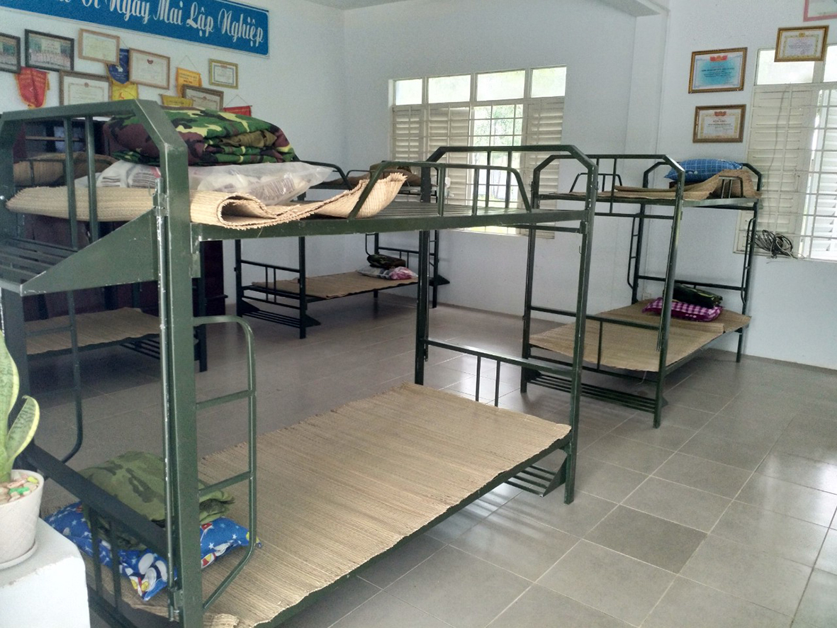 Bệnh viện dã chiến Trường TH Châu Pha B có quy mô 150 giường.
