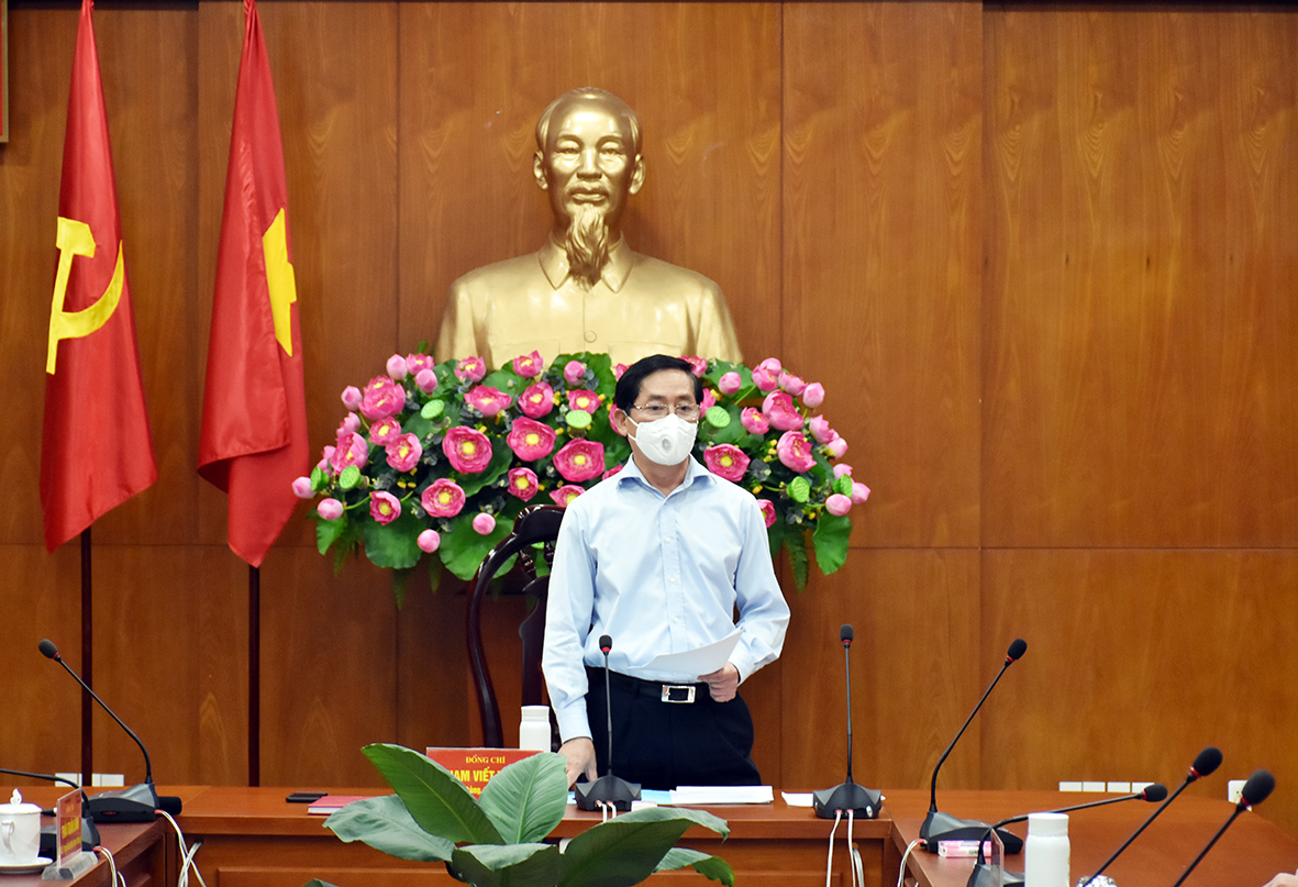 Đó là nhận định của ông Phạm Viết Thanh, Ủy viên Trung ương Đảng, Bí thư Tỉnh ủy, Chủ tịch HĐND tỉnh trong cuộc họp giao ban phòng, chống dịch COVID-19 trên địa bàn tỉnh.