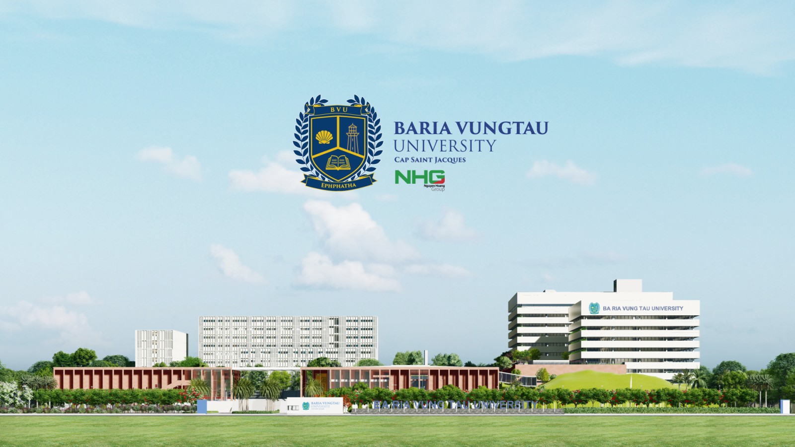 Cơ sở mới của BVU đưa vào hoạt đông từ năm học 2022 - 2023 .