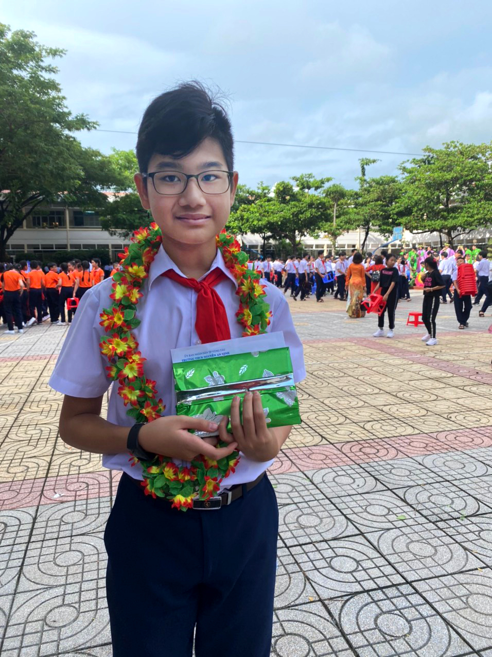 Em Đặng Văn Cường, HS lớp 7.4 giành Huy chương Đồng tại vòng chung kết quốc tế  đấu trường Toán học Châu Á AIMO.