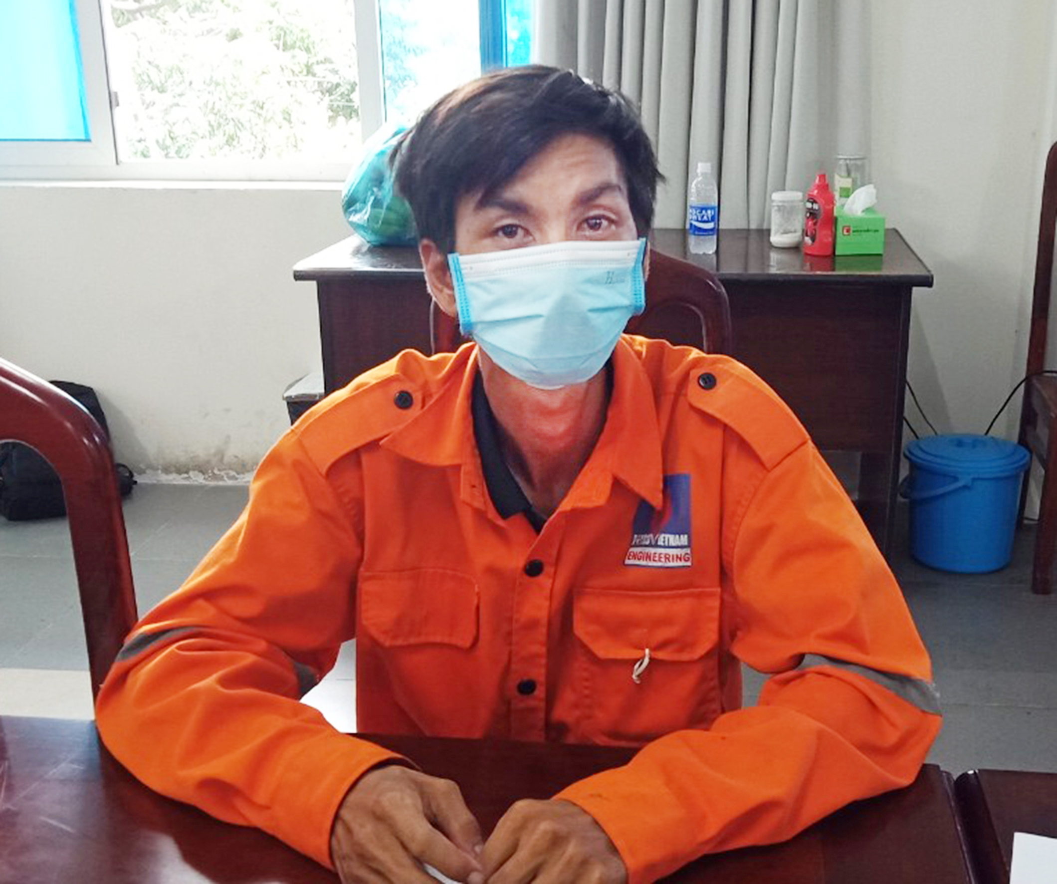 Phùng Mai Bá tại Công an TP.Vũng Tàu.