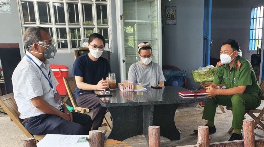 Phòng VH-TT TP.Vũng Tàu làm việc với chị C.H.C về thông tin sai sự thật trên Facebook cá nhân.