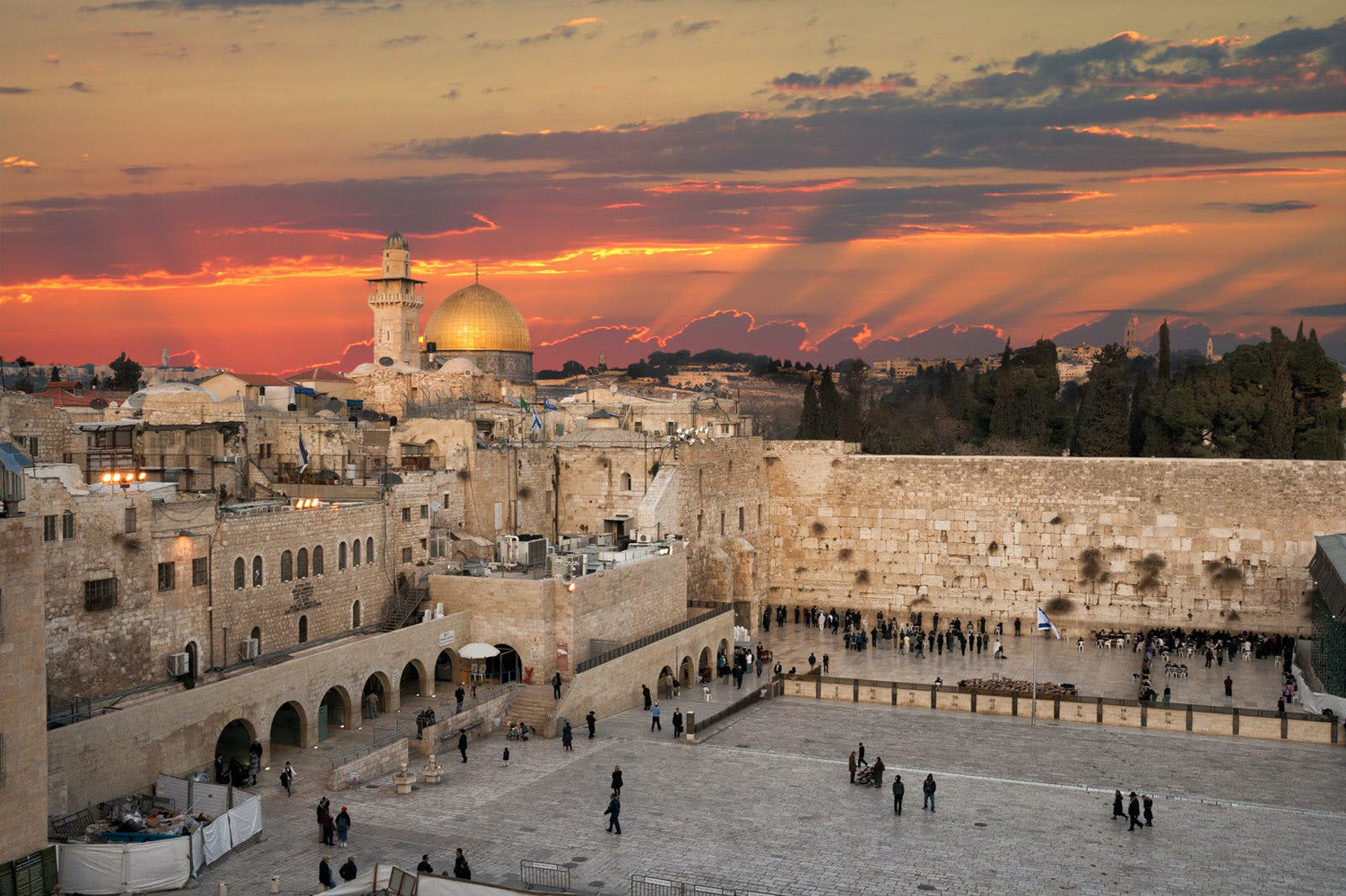 Một góc thánh địa Jerusalem.
