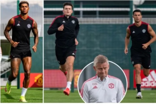 Rashford đã trở lại tập luyện cùng đồng đội.