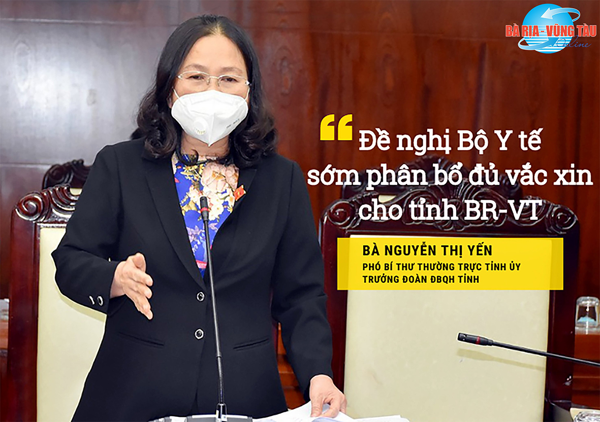 Bà Nguyễn Thị Yến, Phó Bí thư Thường trực Tỉnh ủy, Trưởng Đoàn ĐBQH tỉnh phát biểu kết luận tại buổi khảo sát.