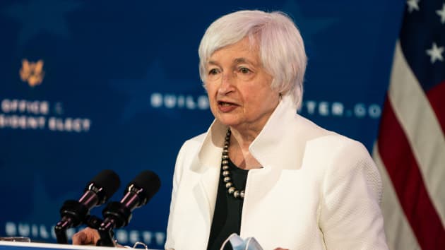 Bộ trưởng Tài chính Mỹ Janet Yellen.