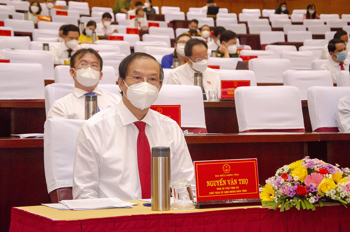 ông Nguyễn Văn Thọ, Phó Bí thư Tỉnh ủy, Chủ tịch UBND tỉnh, tham dự Kỳ họp.