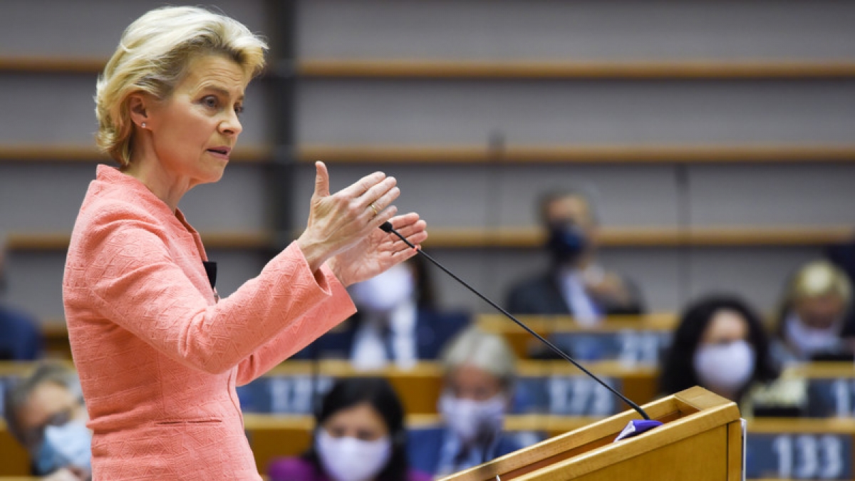Bà Ursula von der Leyen, Chủ tịch Ủy ban châu Âu.