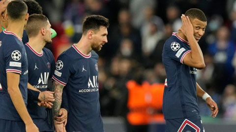  Messi - Mbappe đang phải ra sức kéo đoàn tàu trì trệ PSG.