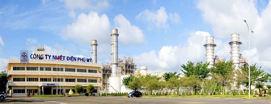 Một góc Công ty Nhiệt điện Phú Mỹ.