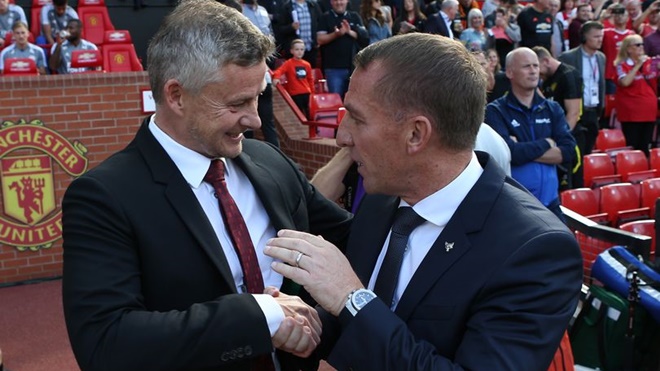 Brendan Rodgers có thể thay Solskjaer dẫn dắt Manchester United.