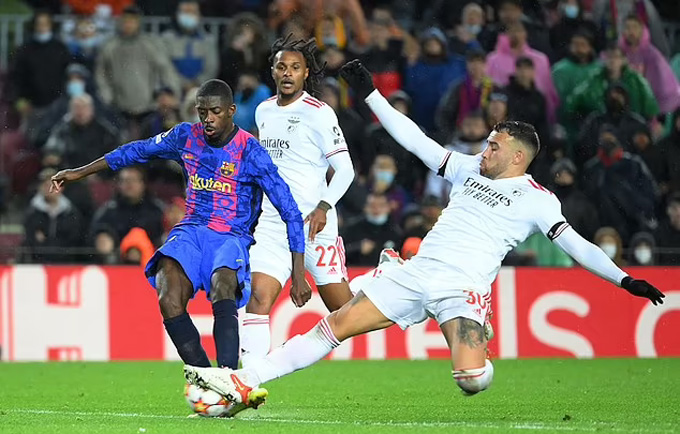 Barca có nguy cơ cao bị loại từ vòng bảng, phải xuống Europa League mùa này.