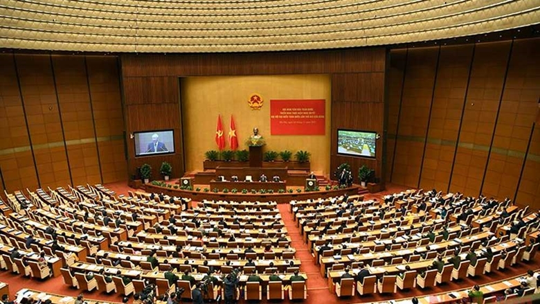 Quang cảnh Hội nghị tại Hội trường Diên Hồng, Hà Nội.