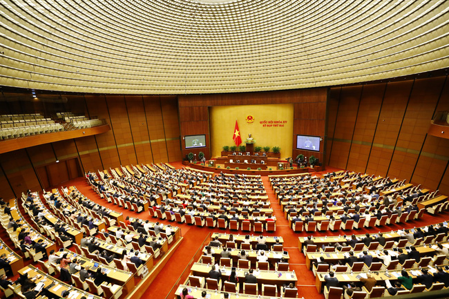 Quang cảnh Kỳ họp thứ 2, Quốc hội khóa XV.