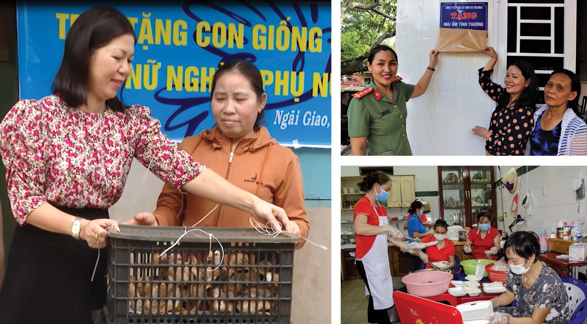 Thời gian qua, các cấp Hội phụ nữ đã tổ chức nhiều hoạt động hỗ trợ hội viên, phụ nữ như: trao vốn, vật nuôi, con giống, tặng nhà... qua đó giúp cho cuộc sống phụ nữ ngày càng tươi đẹp hơn.
