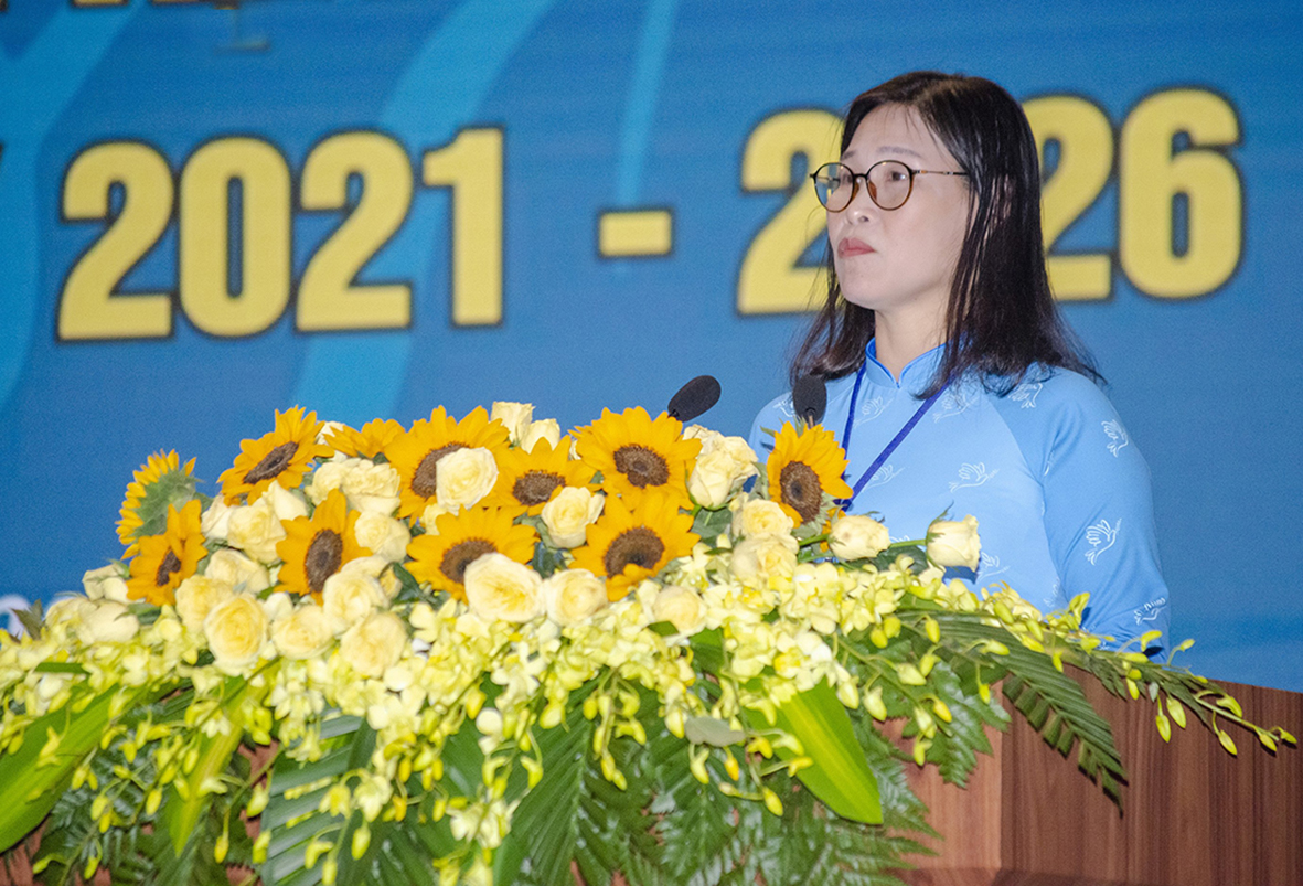 Bà Lê Thị Kim Thu tái đắc cử chức Chủ tịch Hội LHPN tỉnh khóa VII