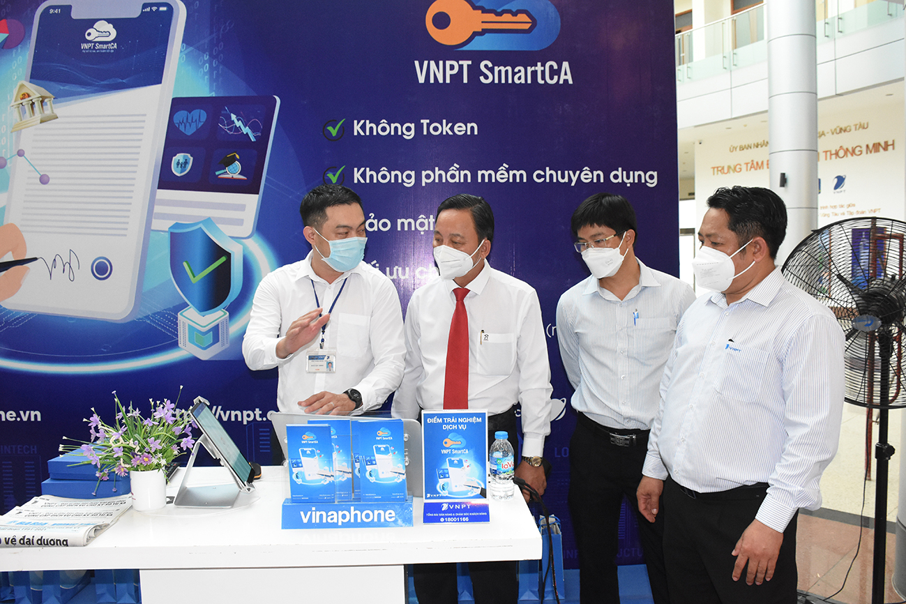 BR-VT là địa phương đầu tiên đưa ứng dụng ký số từ xa tích hợp vào cổng dịch vụ công của tỉnh.