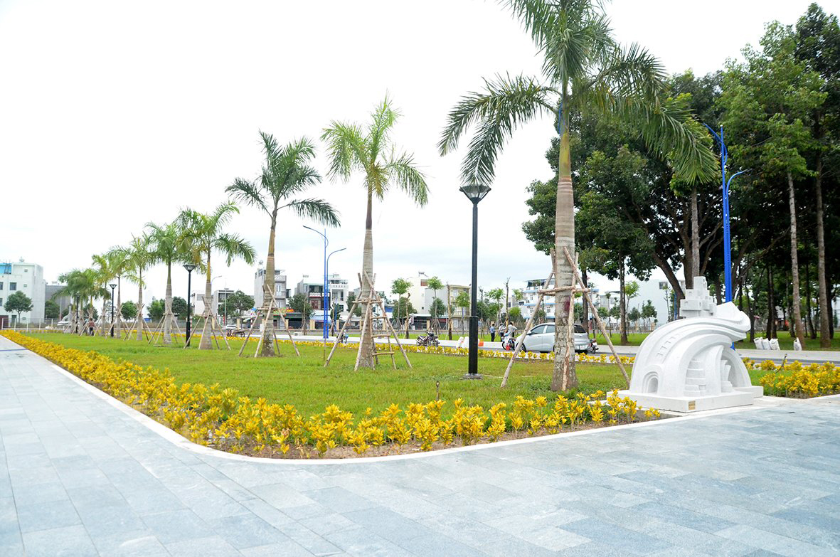 Một góc Công viên Bà Rịa.