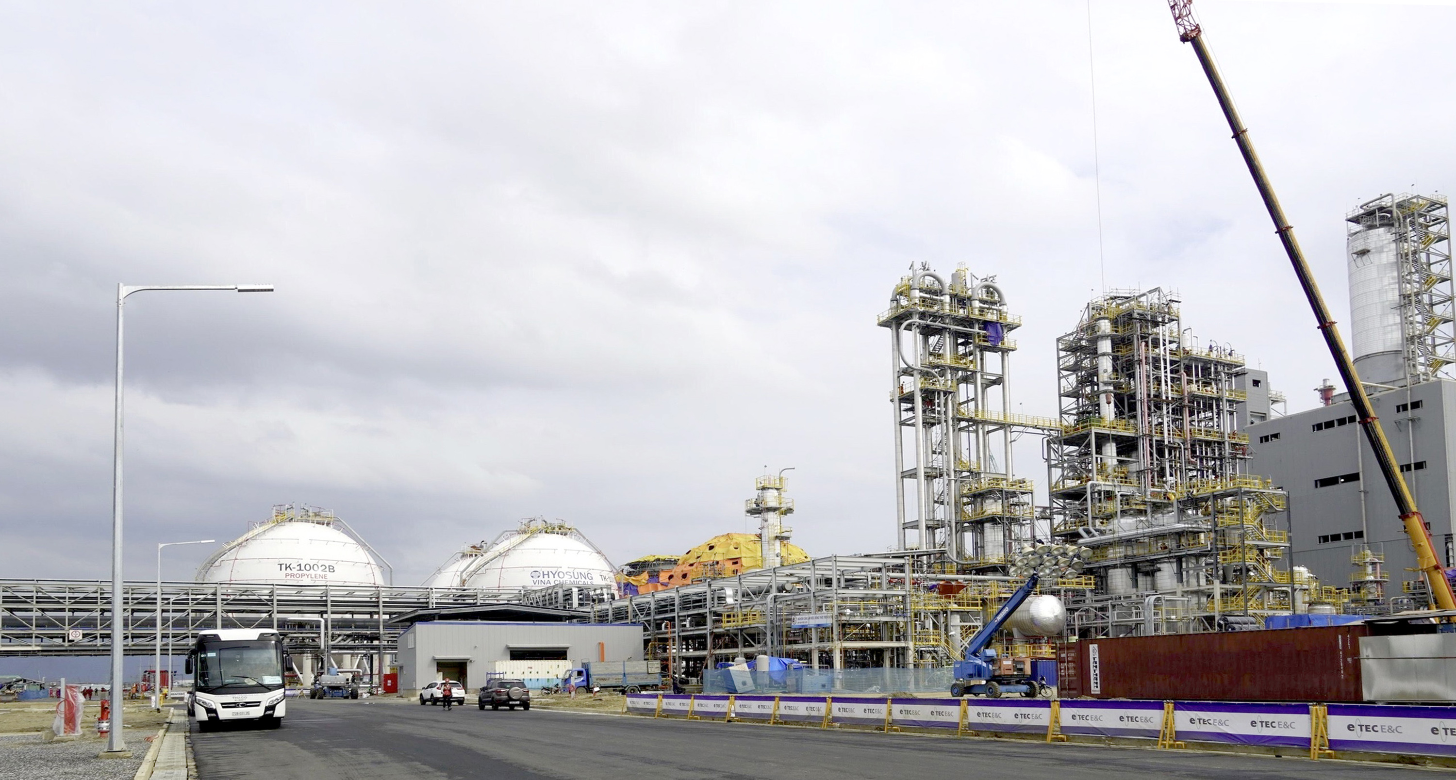 Một góc kho ngầm chứa LPG.
