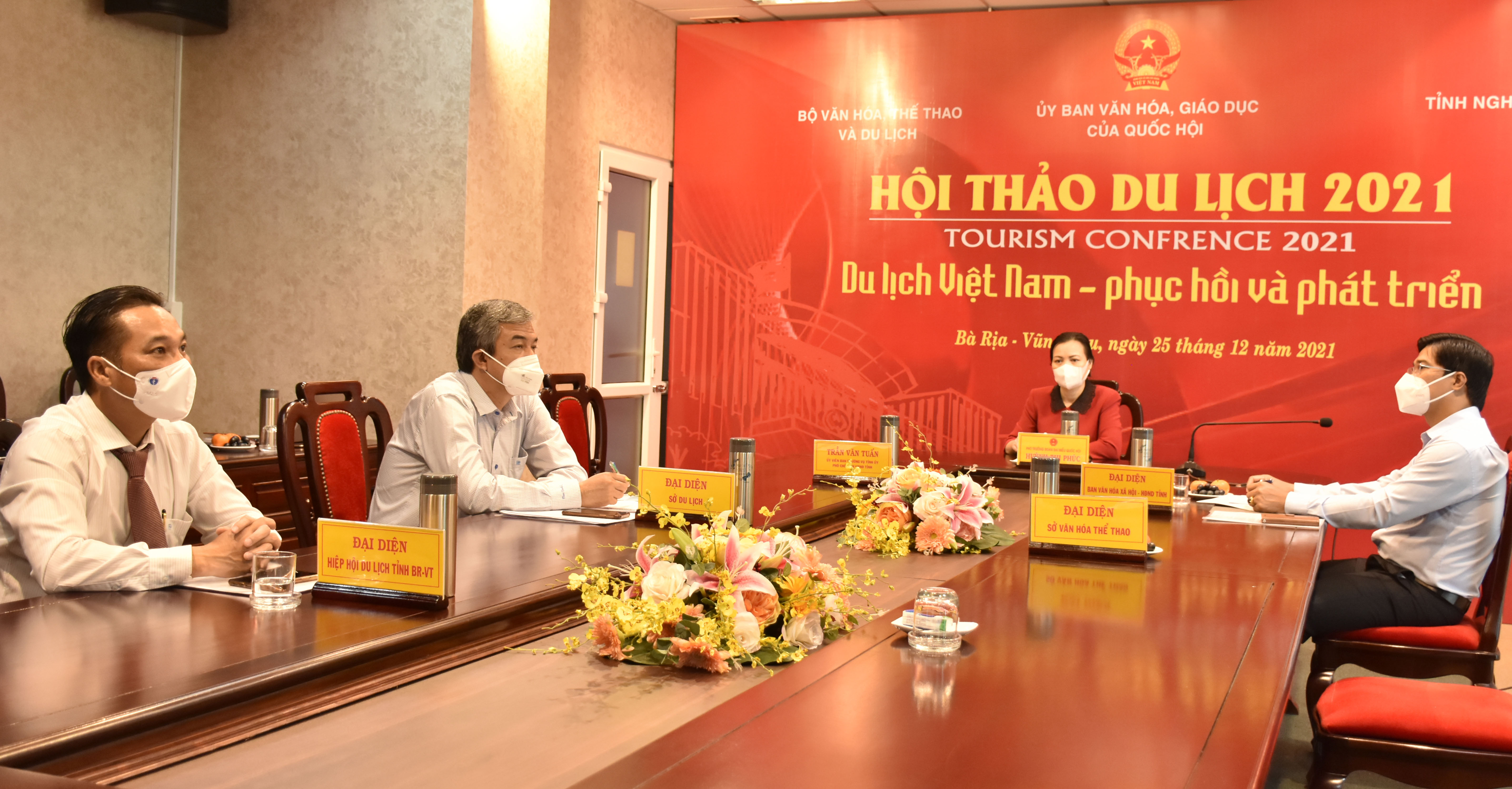 Các đại biểu tham dự Hội thảo tại điểm cầu Bà Rịa - Vũng Tàu.