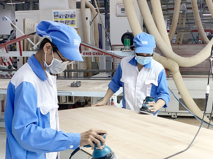 Sản xuất nội thất xuất khẩu tại DN chế xuất Nitori Việt Nam chi nhánh BR-VT  đây cũng là một trong những thương hiệu lớn của Nhật Bản đầu tư vào BR-VT.