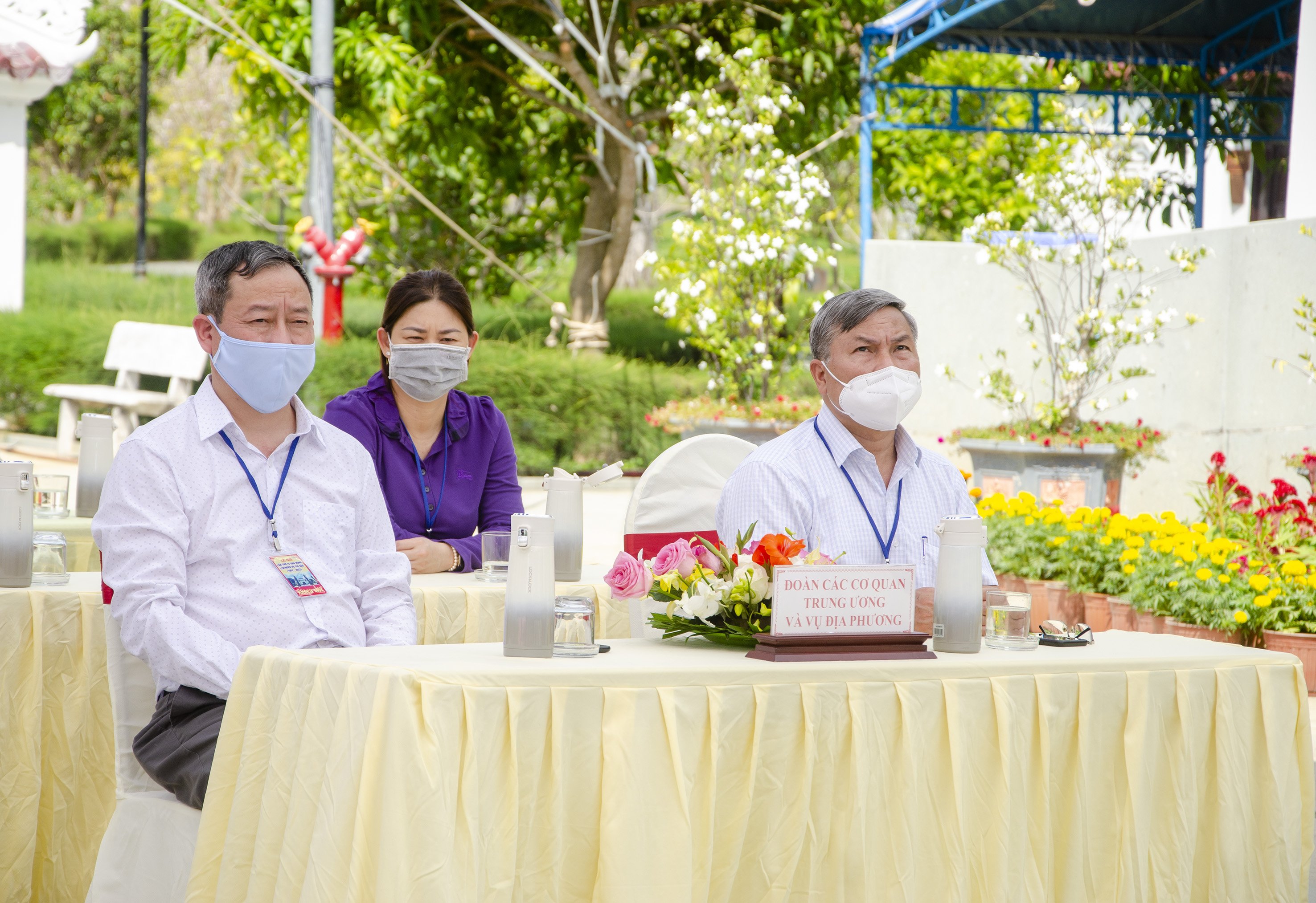 Đại diện các cơ quan Trung ương và vụ địa phương tham dự lễ giỗ.