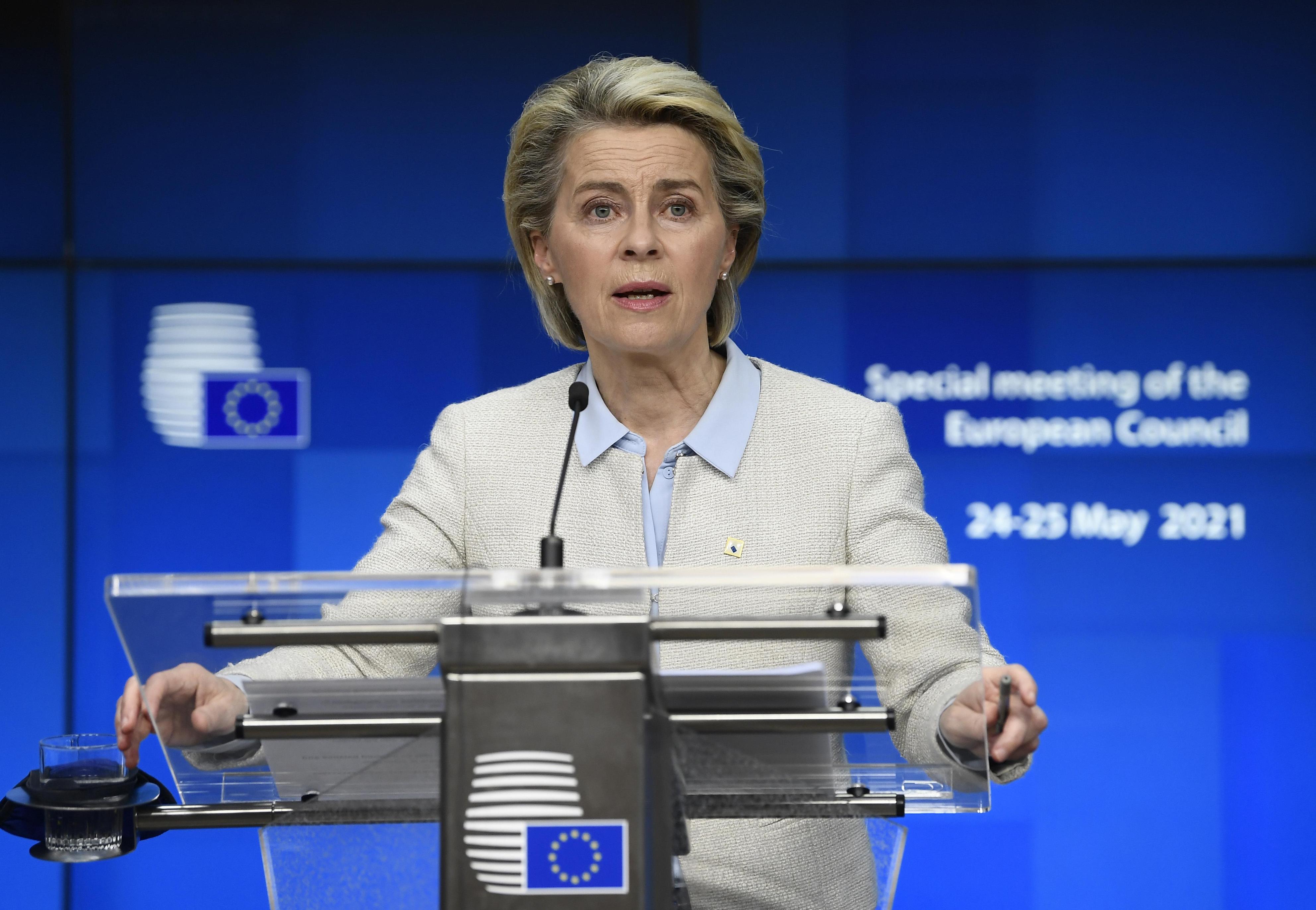 Chủ tịch Ủy ban châu Âu (EC)  Ursula von der Leyen.