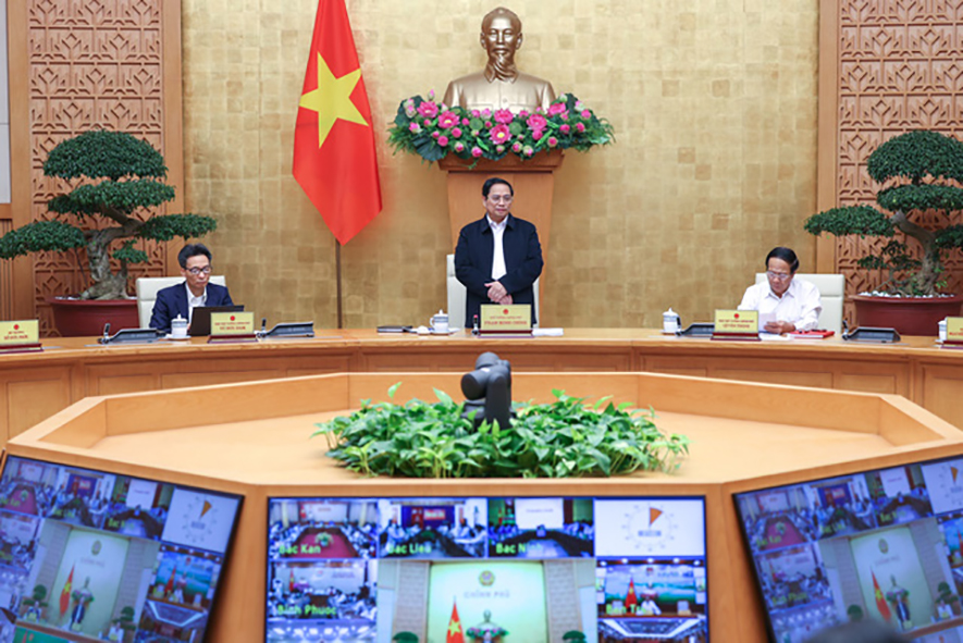 Thủ tướng Chính phủ Phạm Minh Chính chủ trì hội nghị.