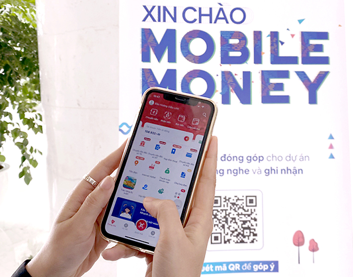 Ứng dụng Mobile Money cho phép người dùng chuyển tiền trên điện thoại ngay cả khi không tài khoản ngân hàng hay kết nối internetternet.