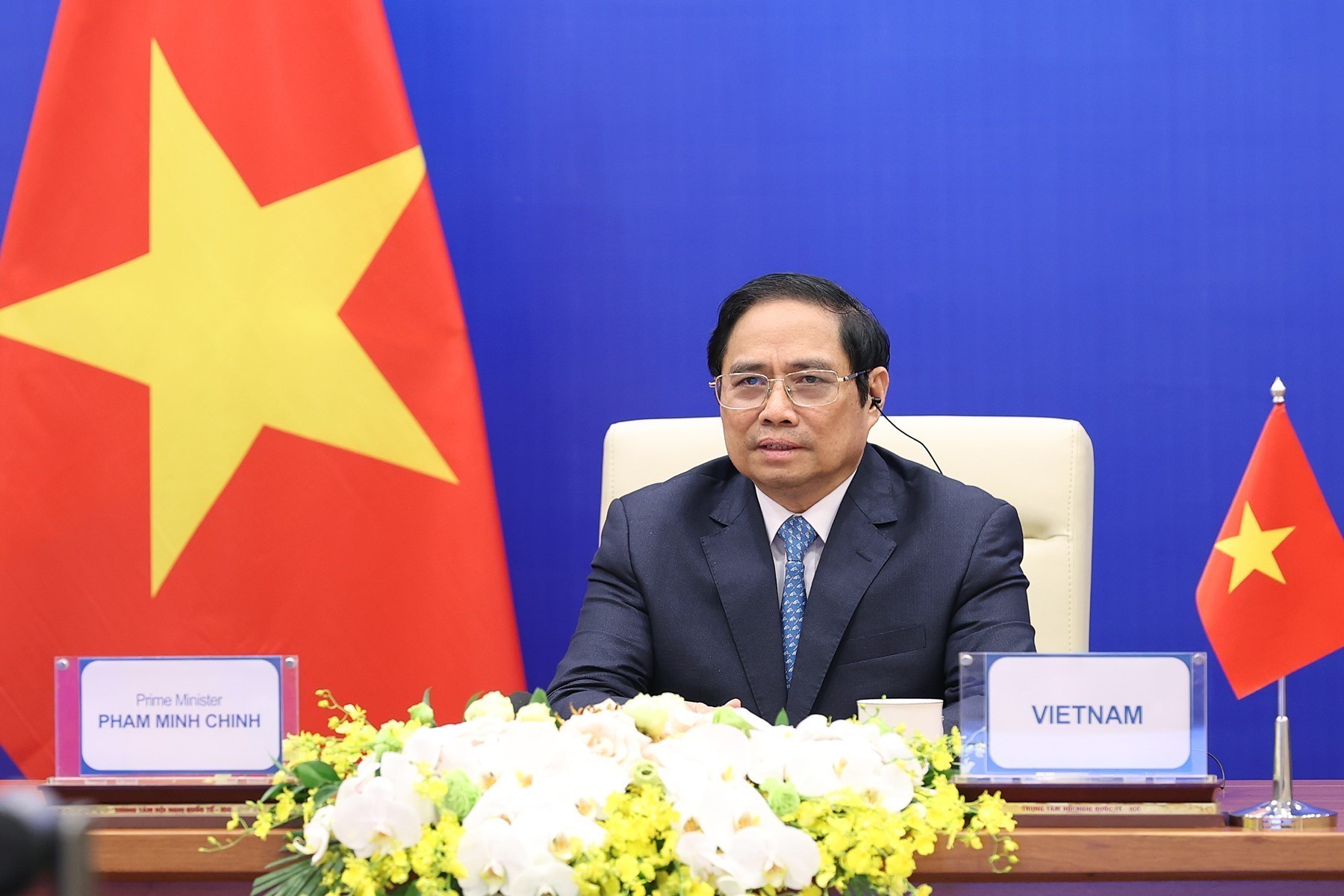 Thủ tướng Phạm Minh Chính phát biểu tại Hội nghị. Ảnh: DƯƠNG GIANG