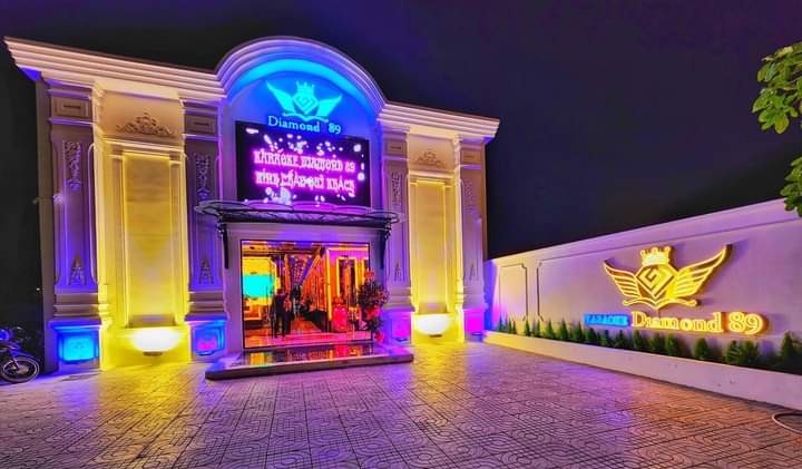 Quán karaoke Diamond 89 - nơi có 7 nhân viên nữ dương tính với ma túy. Ảnh: Công an huyện Long Điền.