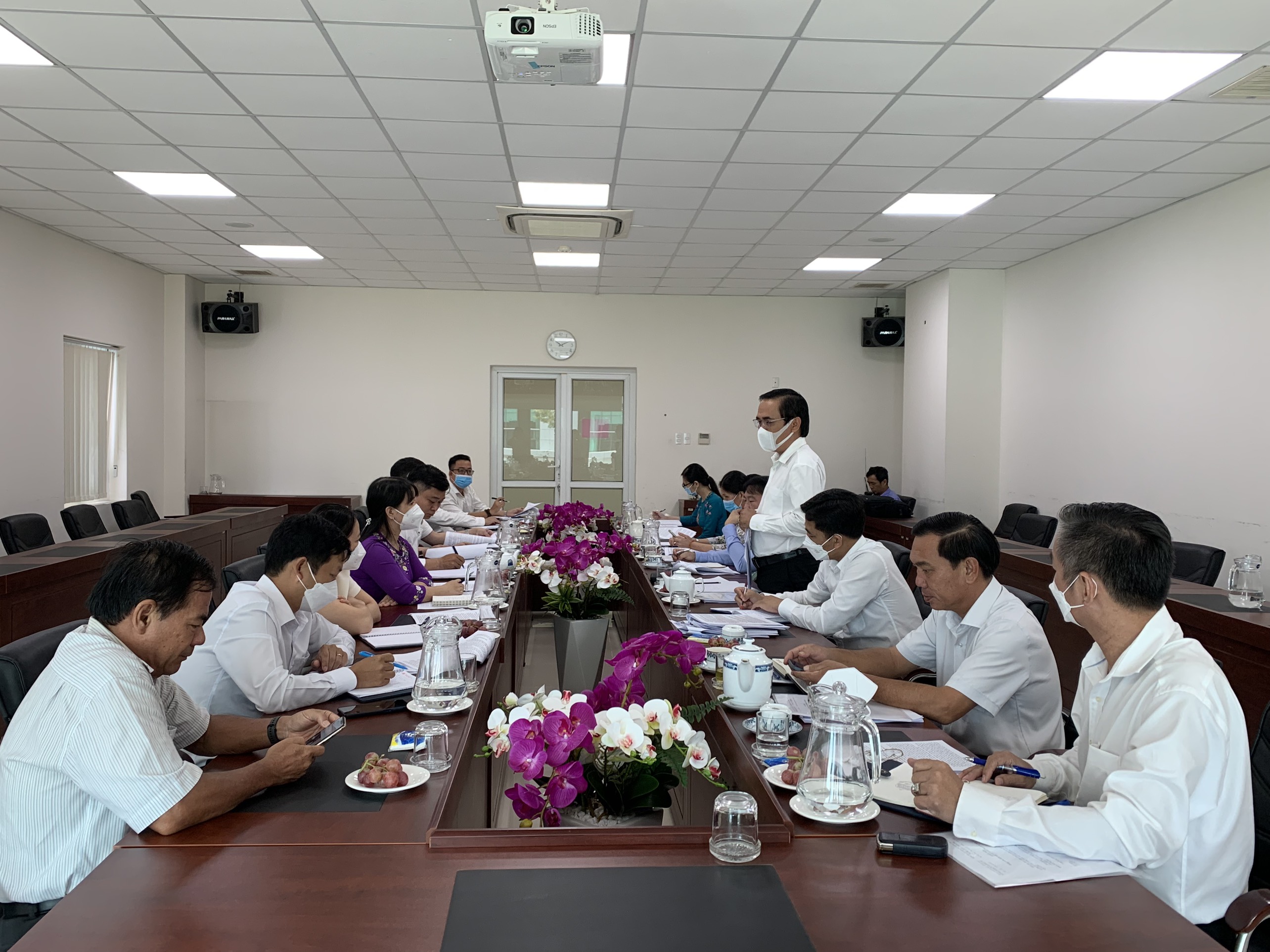 Đoàn Giám sát Ban Kinh tế - Ngân sách HĐND tỉnh làm việc với Sở KH-ĐT.