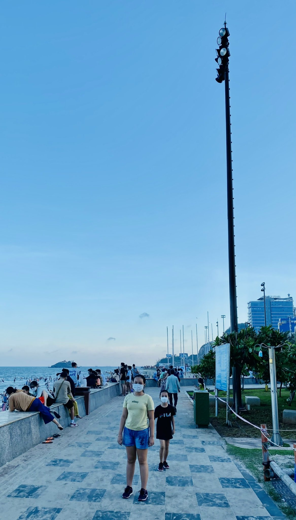 Cột thu sét tại khu vực Bãi Sau, TP. Vũng Tàu.