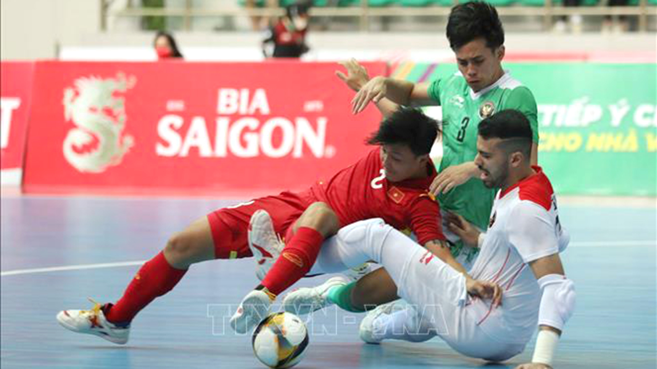 Futsal Việt Nam đã để hòa đáng tiếc trước Indonesisa.