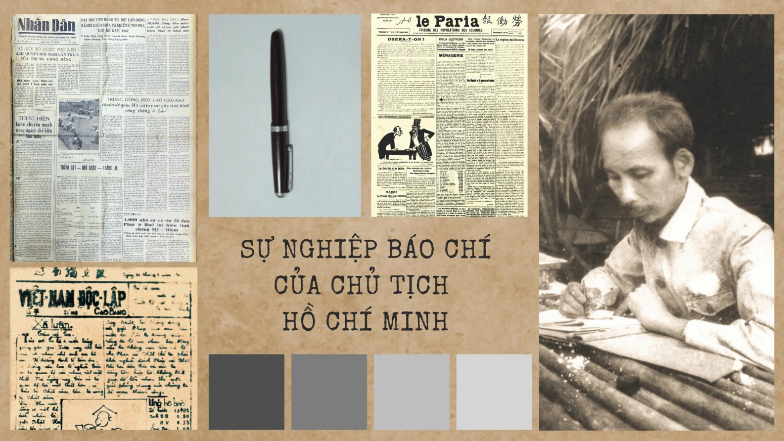 Chủ tịch Hồ Chí Minh là người sáng lập nền báo chí cách mạng Việt Nam. Người cũng là nhà báo cách mạng Việt Nam vĩ đại nhất.